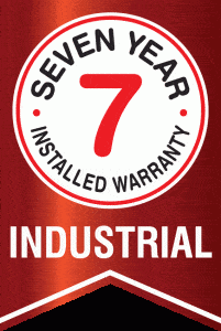 7 yr warranty INSTALLED industrial RED