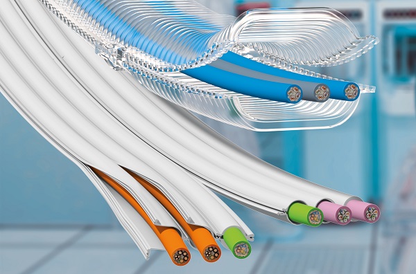 Two solutions for quiet, simple cable routing - Electrical connection